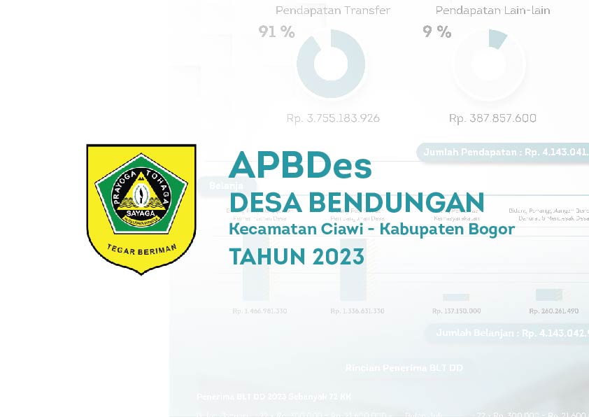 APBDes Desa Bendungan Tahun 2023